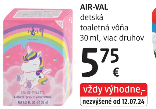 AIR-VAL detská toaletná vôňa