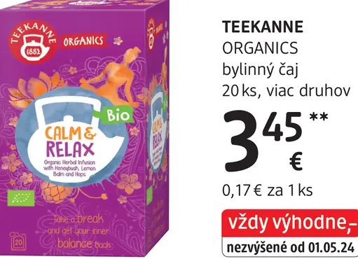 Teekanne Organics bylinný čaj