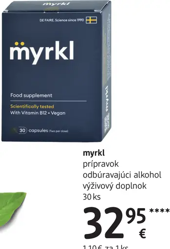 Myrkl prípravok odburávajúci alkohol