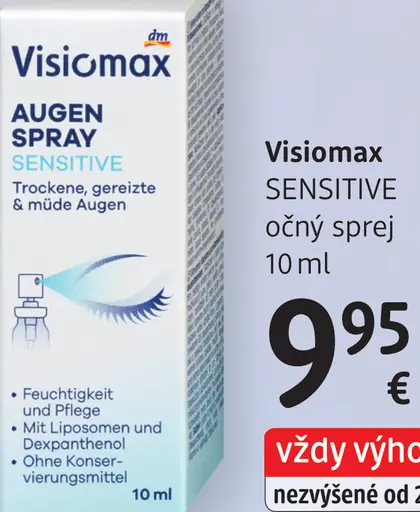 Visiomax SENSITIVE očný sprej