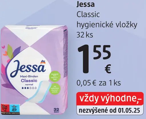 Jessa Classic hygienické vložky