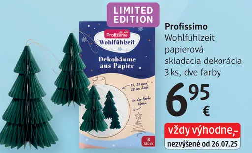 Profissimo Wohlfühlzeit papierová skladačka dekorácia