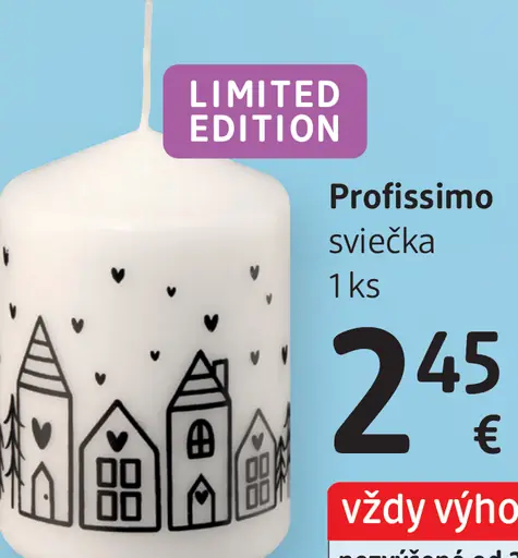 Profissimo sviečka