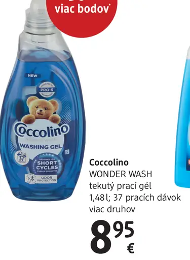Coccolino WONDER WASH tekutý prací gél