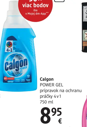 Calgon POWER GEL prípravok na ochranu práčky 4v1