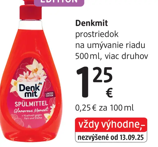 Denkmit prostriedok na čistenie umývačky riadu