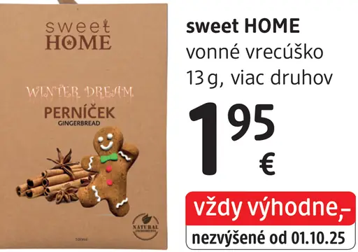 SWEET HOME vrecúško