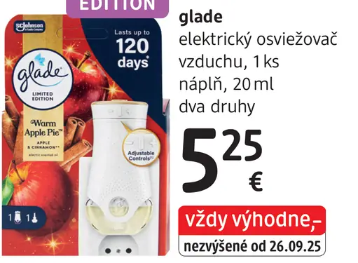 Glade Náplň do elektrického osviežovača vzduchu