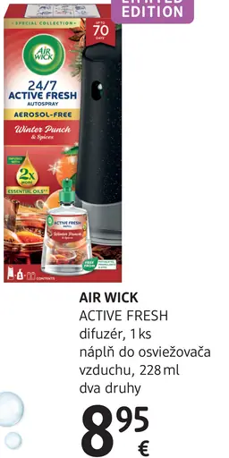 AIR WICK ACTIVE FRESH difuzér
