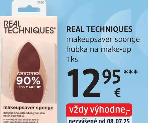 Real Techniques makeupsaver sponge hubka na make-up
