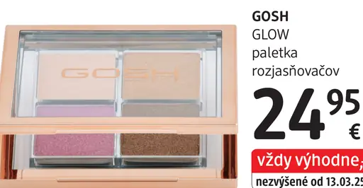 Gosh paletka rozjasňovačov