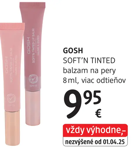 Gosh Soft'n Tinted balzam na pery
