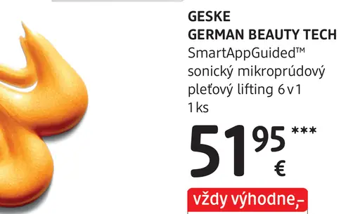 Geske German Beauty Tech SmartAppGuided™ sonický mikropúdrový pleťový lifting 6v1