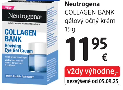 Neutrogena Collagen Bank gélový očný krém