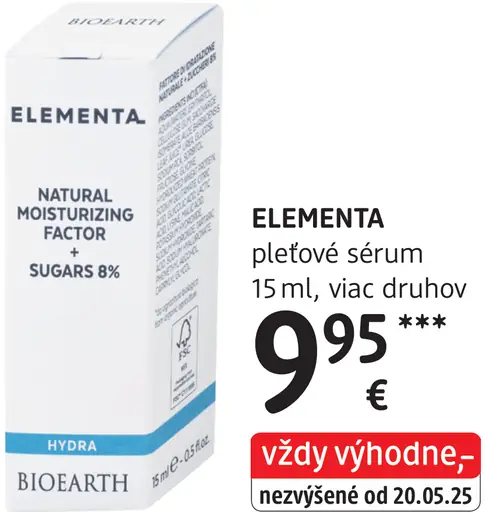 Elementa pleťové sérum