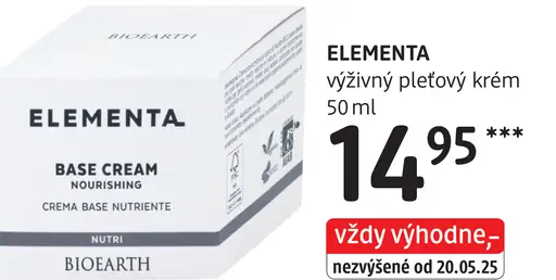 Elementa výživný pleťový krém