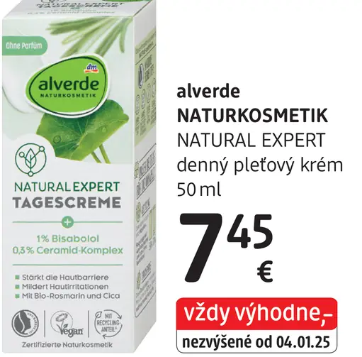 Alverde denný pleťový krém