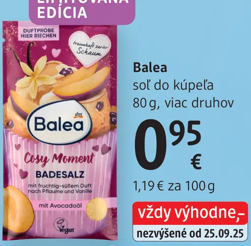 Balea soľ do kúpeľa