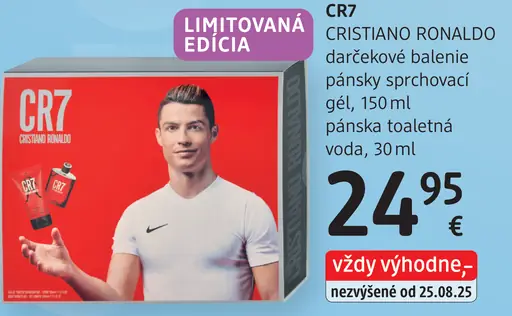 CR7 CRISTIANO RONALDO darčekové balenie