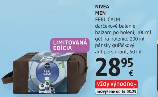 Nivea Men Feel Calm darčekové balenie