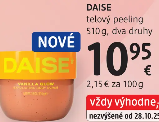DAISE telový peeling