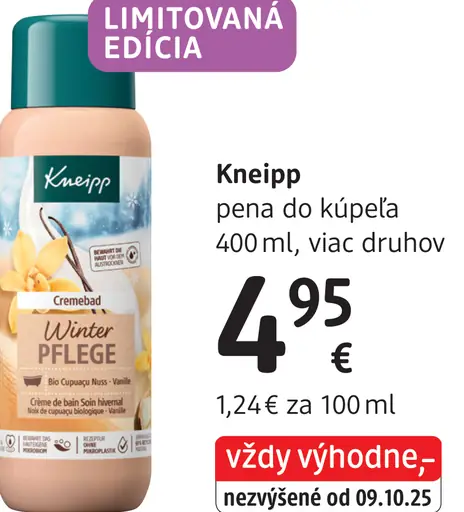 Kneipp pena do kúpeľa