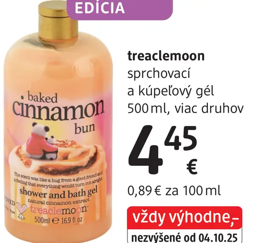 Treaclemoon sprchovací a kúpeľový gél