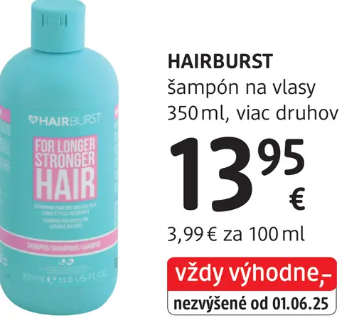 Hairburst šampón na vlasy