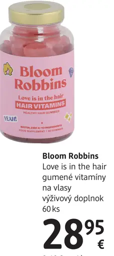 Bloom Robbins Love is in the hair gumové vitamíny na vlasy
