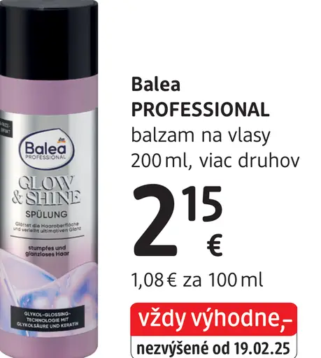 Balea PROFESSIONAL balzam na vlasy