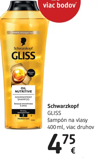 Schwarzkopf Gliss Šampón na vlasy
