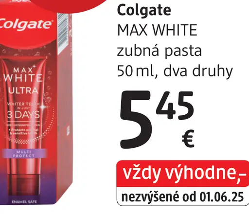 Colgate Max White zubná pasta