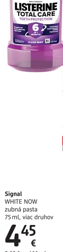 Listerine ústna voda