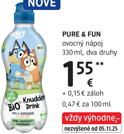 Pure & Fun ovocný nápoj