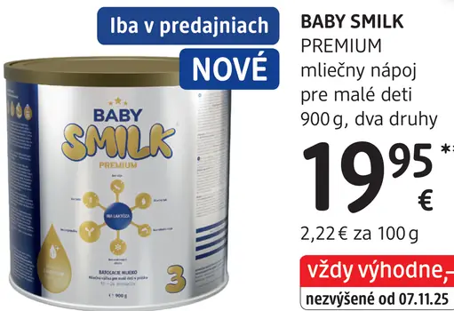 Baby Smilk mliečny nápoj pre malé deti