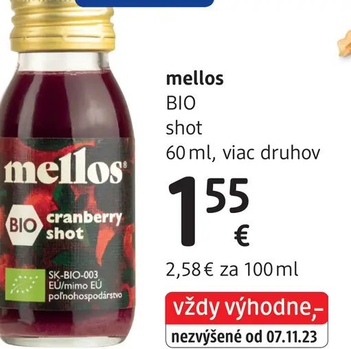 Mellos BIO shot