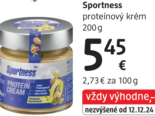 Sportness proteínový krém