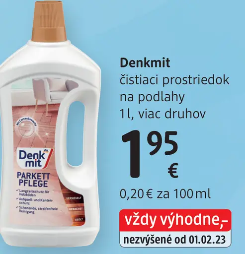 Denkmit čistiaci prostriedok na podlahy