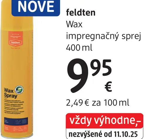 Feldten Wax impregnačný sprej