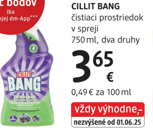 Cillit Bang čistiaci prostriedok