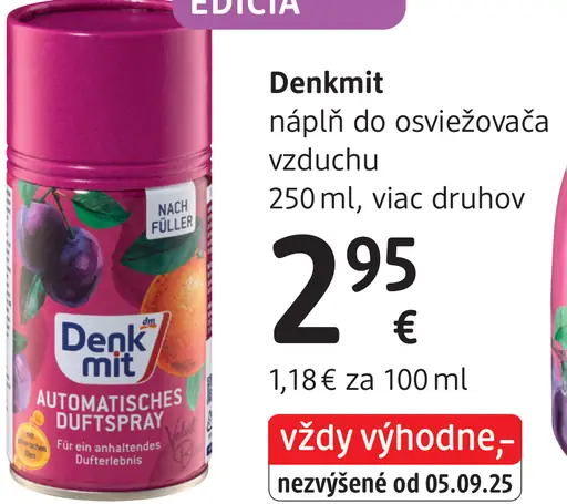Denkmit náplň do osviežovača vzduchu