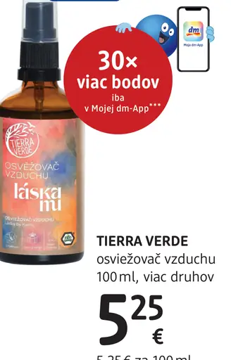 Tierra Verde osviežovač vzduchu