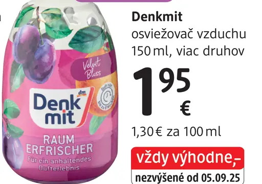 Denkmit osviežovač vzduchu