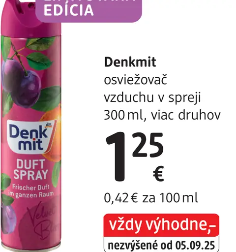 Denkmit osviežovač v spreji