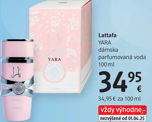 Lattafa YARA dámska parfumovaná voda