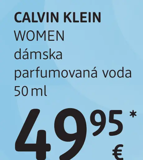 Calvin Klein Women dámska parfumovaná voda