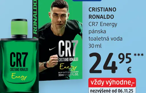 Cristiano Ronaldo CR7 Energy pánska toaletná voda