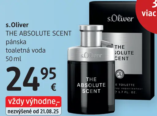 S.Oliver The Absolute Scent pánska toaletná voda