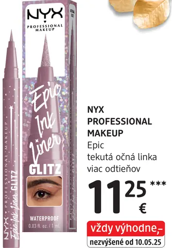 NYX Professional Makeup Epic tekutá očná linka