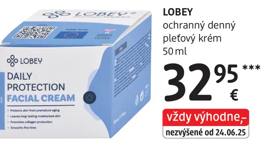 Lobey ochranný denný pleťový krém
